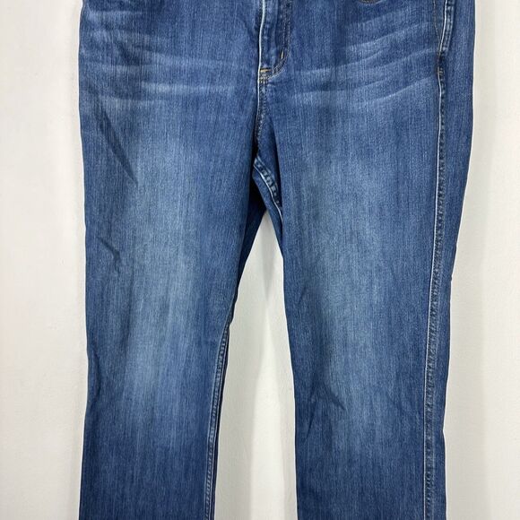 Carhartt Womens Jeans Size 14 Regular Original Fit Straight Leg Dark Wash Denim - Picture 5 of 15